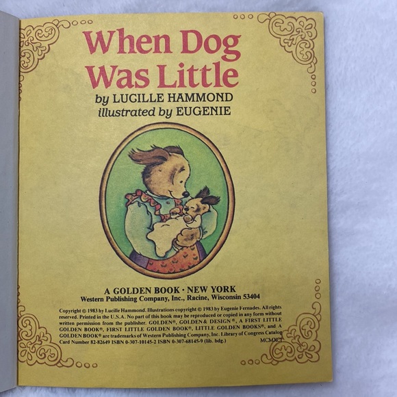When Dog was Little | a First Little Golden Book | (c) 1983 - Picture 5 of 5